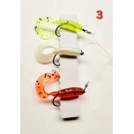 Ahvena rakendus KUNN 3 lipsuga 15g 3 sirpsaba nr 3