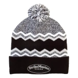 Müts StrikeMaster Beanie Black/Grey/White