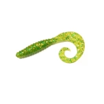 Võdik Bait Breath FD Curly Grub 2.5" 64mm #Ur200 Chartreuse 12tk