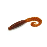 Võdik Bait Breath FD Curly Grub 2.5" 64mm #Ur23 Pumpkin/Red 12tk