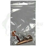 Nageli kirvekomplekt 2 silikooni ja kirvega vask-hõbe ca 19g