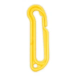 Haaklukk Ahti plastist 95mm kollane 4tk pakis