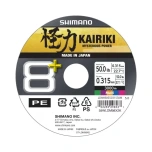 Nöör Shimano Kairiki 8+ 3000m 0.315mm 37.1kg mitmevärviline