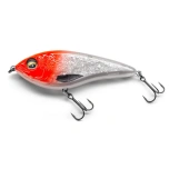 Jerk-lant Razor LAZY BASTARD 7cm 11g värv #06 Frozen Fire (aeglaselt uppuv)