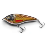 Jerk-lant Razor LAZY BASTARD 10cm 33g värv #17 Golden Roach (aeglaselt uppuv)