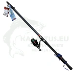 Lestapüügi komplekt BLACK PEARL SURF Easy Catch 3.9m 100-200g, rull Asseri Caster FD40 nööriga 0.23mm, rakendus raskusega