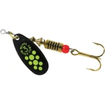 Pöörlev Mepps Black Fury BL Chartreuse Dots #2 4.5g