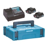 Makita Powerpack 12V MAX 2x 2.0Ah Akude ja laadija DC10SA