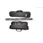 Kõva ridvakott, ridvakohver Akara CH-80 80x20x12cm must taliritvade hoidmiseks, 2 vahet