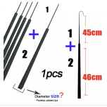 Ridvapits AL süsinik teleskoop 3mm 46-90cm