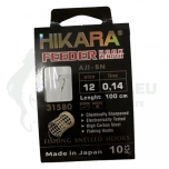 Lipsud TRAPER Hikara Aji Feeder BN #12 0.14mm 100cm 10tk