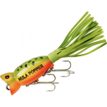 Arboqast Hula Popper G760-07 Frog/Yellow Belly - Chartreuse Skirt ujuv 11g 50mm