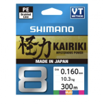 Nöör Shimano Kairiki 8 300m 0.16mm 10.3kg mitmevärviline