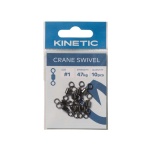 Pöörel KINETIC Crane Swivel #1 Black 47kg 10tk