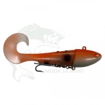 Norra silikoon Royber Twister M 28cm 360g Red Fish Helendav UV (415g)