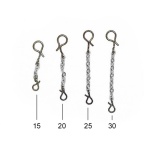 Kett CZM 20mm hõbe, kiirkinniti suurus #1 ja #3 3tk