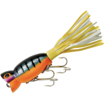 Arboqast Hula Popper G760-05 Perch - Yellow/White Skirt ujuv 11g 50mm