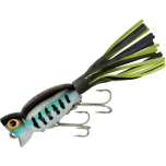 Arboqast Hula Popper G760-132 Bass - Black/Chartreuse Skirt ujuv 11g 50mm