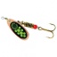 Pöörlev Mepps Black Fury CU Chartreuse Dots #4 8g