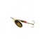 Pöörlev Mepps Black Fury GO Chartreuse Dots #4 8g